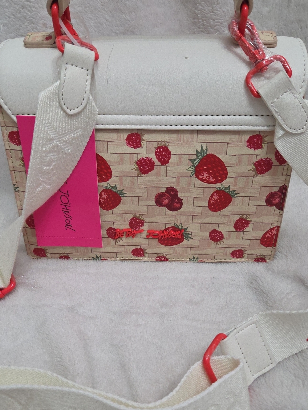 Betsey Johnson Strawberry Crossbody Bag - Picture 3 of 8